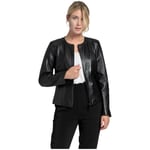 Blouson Giorgio  Blouson en cuir femme Giorgio Ref 27781 Noir