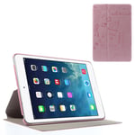 iPad Mini / iPad Mini 2 Retina / iPad Mini 3 Kakusiga Paris Style Læder Etui Lyserød