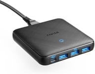 Anker USB C Charger, 65W 4 Port PIQ 3.0&GaN Fast Charger Adapter - Fast Multi C