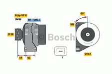 Generator Bosch - Volvo - V70, V40, Xc70, S60, Xc90, S80, S40