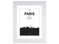 Hama Paris, Isopor, Hvit, Enkel Bilderamme, 10 X 15 Cm, Rektangulær, Reflekterende