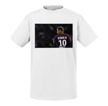 T-Shirt Enfant Neymar Vue De Dos Paris Football Footballeur Bresil Star