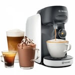 Bosch - Machine a café multi-boissons TAS16B4 - tassimo T16 Finesse - 40 boissons - Réservoir d'eau amovible 0,7l - Blanc