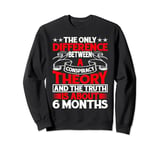 The Only Difference Between A Conspiracy Theory -------- Sweatshirt