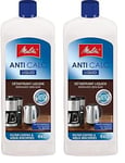 Melitta 90451942 Liquide Détartrant Anti Calcaire pour Cafetières Filtres 250 ml, Blanc (Lot de 2)