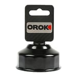 OROK - Clé en Cloche pour Filtre à Huile - Cloche Coiffe - 14 pans - Carré 3/8 - Ø65mm - en Acier Carbone - pour Assembler ou démonter Les filtres à Huile dans des Zones d'accès restreintes