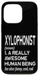 Coque pour iPhone 13 Pro Définition du lecteur de xylophone drôle - Xylophoniste