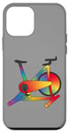 Coque pour iPhone 12 mini Illustration Rainbow Spin Bike