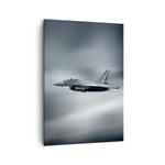 Impression sur Toile 50x70cm Tableaux Image Photo avion ciel vol Art Decoration