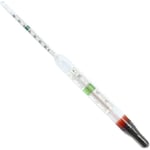 Marin Saltvattensakvarium Glas Float Hydrometer med Termometer