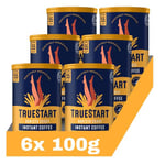 TrueStart Barista Grade Instant Coffee - 600g (6x100g), Premium Freeze Dried, Smooth Rich Coffee Beans Roast, 100% Full Flavour