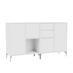 Montana - Couple Sideboard - New White / Matt Chrome Legs - Sideboards - designer_peter_j_lassen - Hvit - MDF