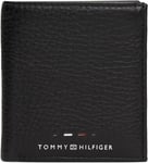 Tommy Hilfiger Portefeuille Homme Premium Trifold en Cuir, Noir (Black), Taille Unique