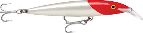 Rapala - Leurre de Pêche Floating Magnum - Matériel de Pêche avec Construction Balsa - Leurre Pêche d'Eau Douce - Fabriqué en Estonie - Prof de Nage 2.7 - 3.3m - Taille 14cm / 22g - Red Head