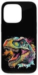 Coque pour iPhone 13 Pro T Rex Pop Art, Dinosaure