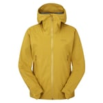 Rab  Downpour Light Jacket Wmns Dame, Sah Sahara, 12