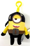 Peluche Porte-Clé Pirate Original Considérablement Réduit Stuart Minion 14 CM