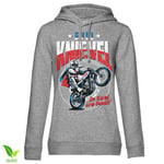 Evel Knievel Wheelie Girls Hoodie, Hoodie