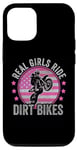 Coque pour iPhone 14 De vraies filles font du vélo tout-terrain pour les amateurs de motocross