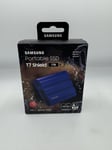 SAMSUNG MU-PE1T0R/EU Super-Speed Portable SSD T7 Shield USB 3.2 Gen 2 1TB Blue