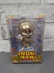 Hot Toys Marvel Comics Cosbaby, Iron Man (Metallic Gold Armor) Figure 10cm, New