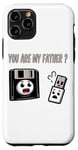 Coque pour iPhone 11 Pro Disquette vers clé USB 90s 00s Ordinateur Drôle Geek Joke