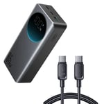 SiGN Fast Charger Powerbank, 30000mAH med USB-C-kabel, 100W for bærbar PC