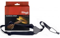 Stagg SNCL001 BK Stropp med krok for gitar