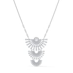 Swarovski Sparkling Dance Dial Up Necklace Large White Rhodium plated 5564432