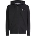 Sweat-shirt Tommy Hilfiger  Veste zippée A capuche  Ref 57613 BDS BLACK