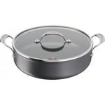 Tefal Jamie Oliver Cook's Classics HA-grytan med glaslock 30 cm/5,4 L, svart