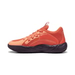 Puma Court Rider Chaos Team 37901303 Mens Orange Athletic Basketball Shoes