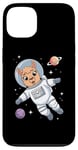 Coque pour iPhone 13 Alpaga Mignon Astronaute Univers Espace Kawaii Cute Alpaca