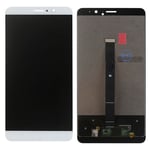 Ecran Mate-9 Blanc Vitre Tactile Et Dalle Afficheur Lcd