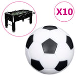 vidaXL Fotbollar för fotbollsbord 10 st 32 mm ABS 92509