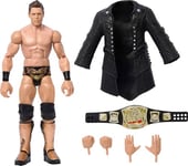 WWE Mattel Elite Action Figure & Accessories, Greatest Hits 2025, 6-inch Collectible The Miz with 25 Articulation Points & Swappable Hands, JCH84