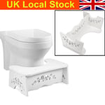 Toilet Stool Step Natural Position Squatty Potty Constipation Aid Piles Relief