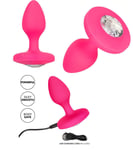 Gode anal vibrant en silicone lisse petit gode dilatateur plug anal sexy