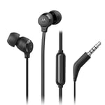 Motorola Sound Earbuds 3-S | In-Ear Headphones with Microphone | Anti-Tangle Cable, Deep Bass and Ergonomic Design with Comfort Fit | 3.5mm | Black
