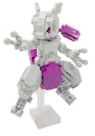 Bandai - Nanoblock - Figurine Pokémon - Mewtwo - Figurine en Briques - Jeu de Construction Montage Maquette - Kit Construction Jouet Enfant 12 Ans et + Ado Adultes - NBPM101