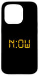 Coque pour iPhone 15 Pro Motif orange The Time Is Now