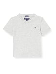 Tommy Hilfiger Boy's Boys Basic Vn Knit S/S Kb0kb04142 T-Shirt, Grey (Grey Heather), 10 Years