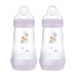 MAM Easy Start Anti Colic Bottle Lilac Pink 260ml 2Pk