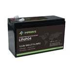 IMPROVE Lithium Batteri 12V 9Ah (LiFePO4) BMS 9A