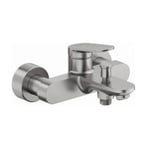 Mitigeur bain douche mécanique DURAVIT Wave inox brossé