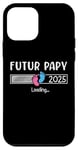 Coque pour iPhone 12 mini Annonce Grossesse Papy 2025 Cadeau Futur Papy 2025 Annonce