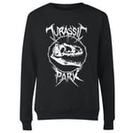 Jurassic Park T-Rex Bones Women's Sweatshirt - Black - XL