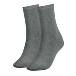 Tommy Hilfiger Strumpor 2P Women Classic Casual Socks Grå Strl 39/42 Dam