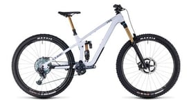 Vtt tout suspendu cube stereo one77 c 68x slt 29 sram x01 eagle axs 12v 29   blanc flash 2023