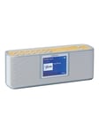 Lenco PDR-046GY - DAB+ radio met Bluetooth® 5.0 white/bamboo - DAB/DAB+/FM - Stereo - Hvit